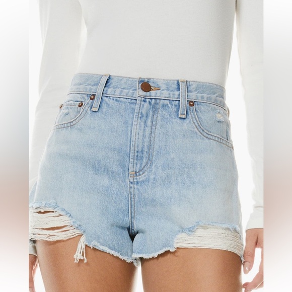 Alice & Olivia Amazing Distressed High Waist Cutoff Denim
Shorts size 29 NWT - Picture 1 of 6